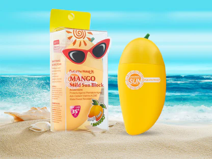 Tonymoly Magic Food Mango Mild Sun Block: Perlindungan Matahari Lembut