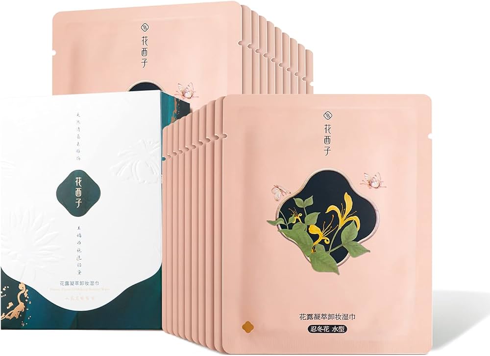 Florasis Floral Dew Care Makeup Remover Wipes: Pembersih Makeup yang Lembut dan Efektif